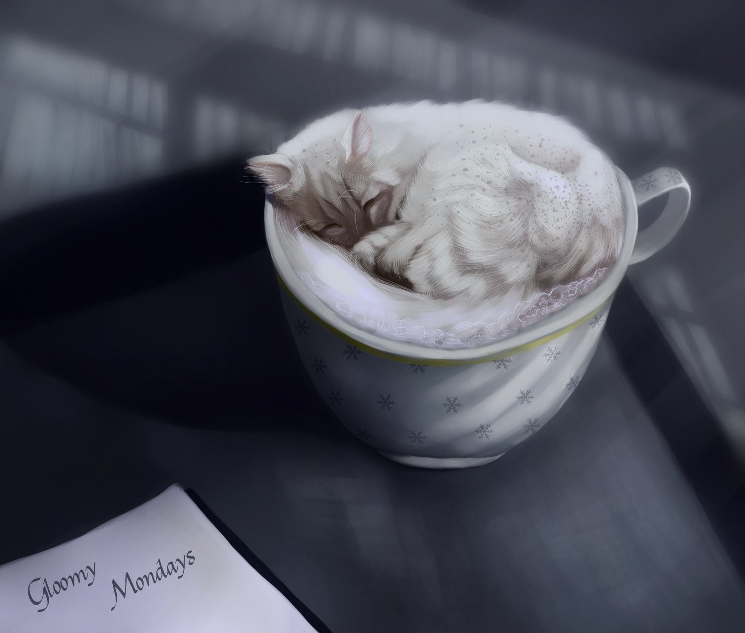 Чашечка с котиком