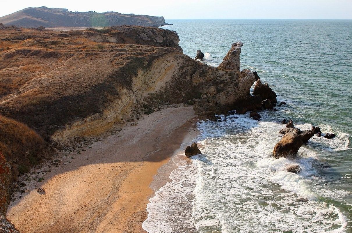 пляж в яковенково крым