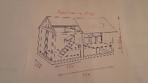 Домик для кур несушек